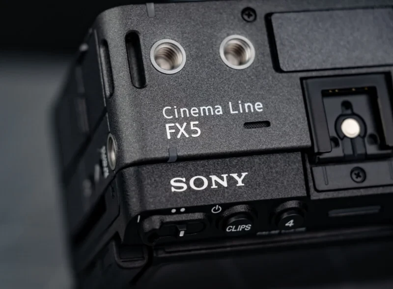 Верхня панель корпусу Sony FX5 з логотипом Cinema Line, роз Верхня панель корпусу Sony FX5 з логотипом Cinema Line, роз