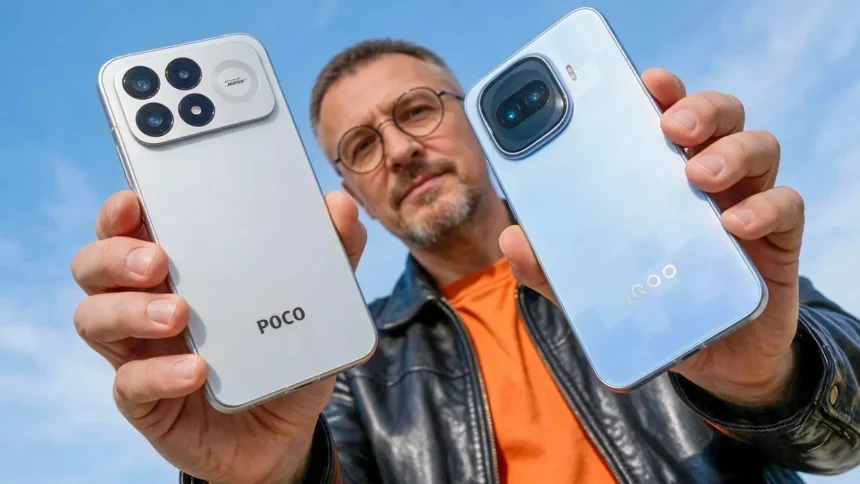 POCO F9 Pro проти iQOO 15R: один потужніший, інший працює довше